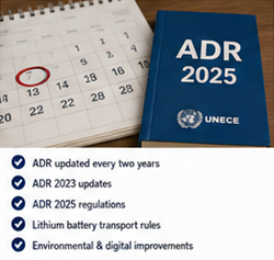 ADR-määräysten päivitykset ja vaarallisten aineiden kuljetuslainsäädännön tarkistukset Euroopassa