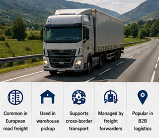 Euroopan maantiekuljetukset ja varastonoutotoiminnot EXW-logistiikkasopimuksissa