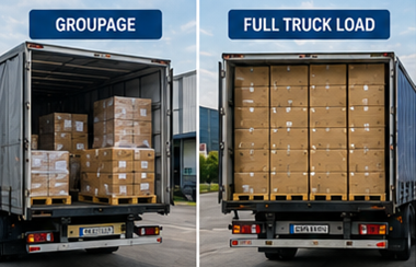 Vertailu kappaletavarakuljetuksen ja täyden kuorman kuljetuksen välillä: logistiikka-autot ja lavarahti