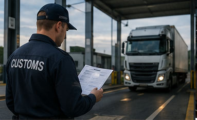 Logistiikka- ja tulliviranomaiset tarkastavat vakuutus- ja kuljetusasiakirjoja rahtitoiminnassa