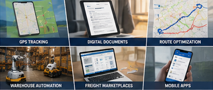 Moderni tavarankuljetusteknologia: GPS-seuranta, logistiikkaohjelmistot ja digitaaliset toimitusjärjestelmät