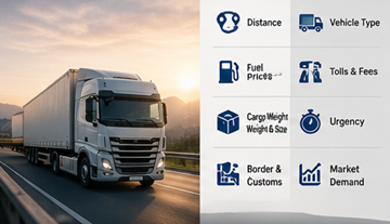 Logistiikan hinnoittelutekijät Euroopassa: etäisyys, polttoaine, tietullit, lasti ja kuljetussuunnittelu