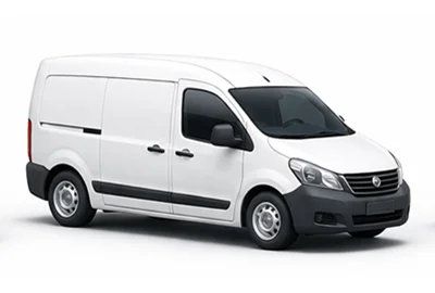 Kuljetusyritys Pakettiauto Mercedes Sprinter sisään København Tanska